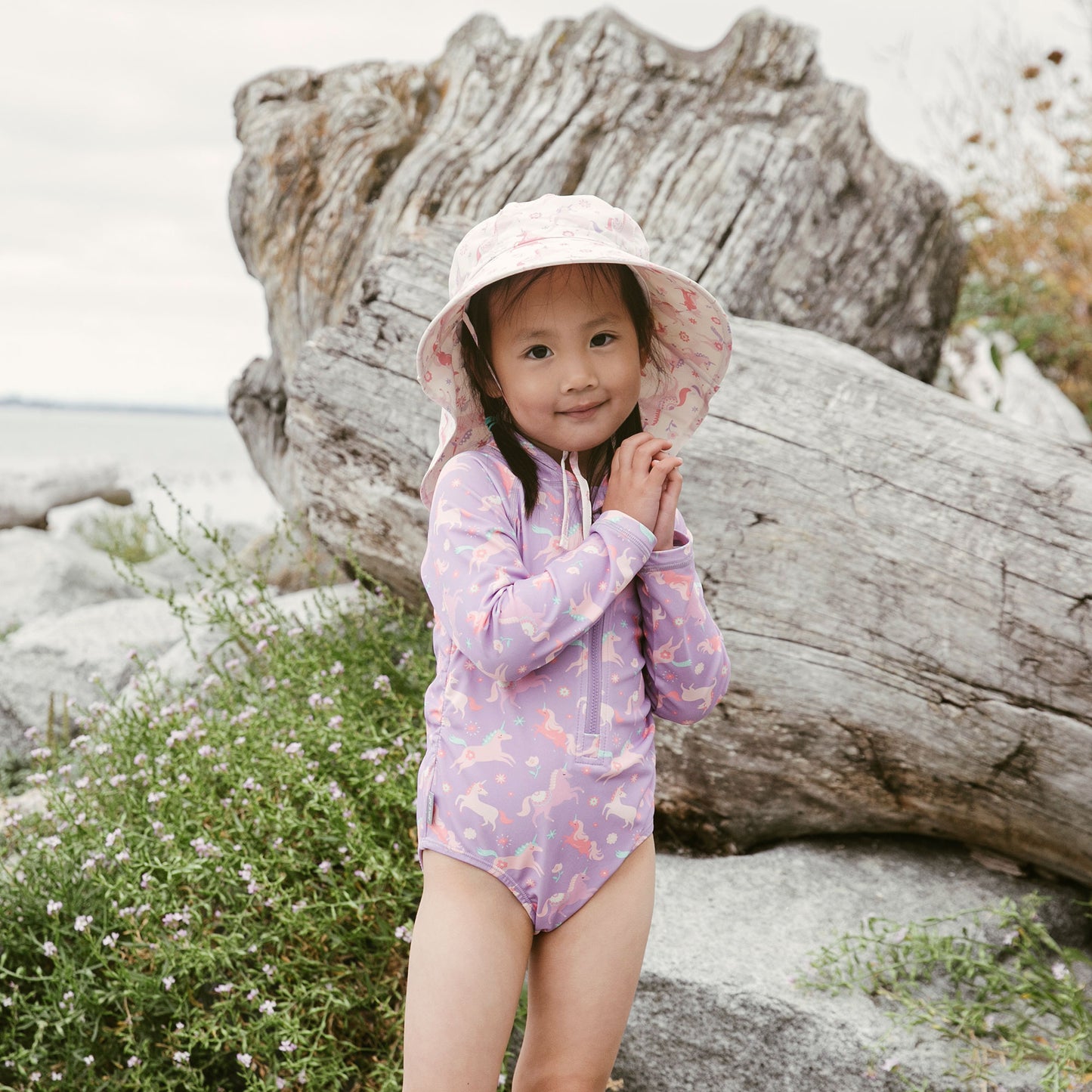 Jan & Jul - One Piece Long Sleeve Swimsuit