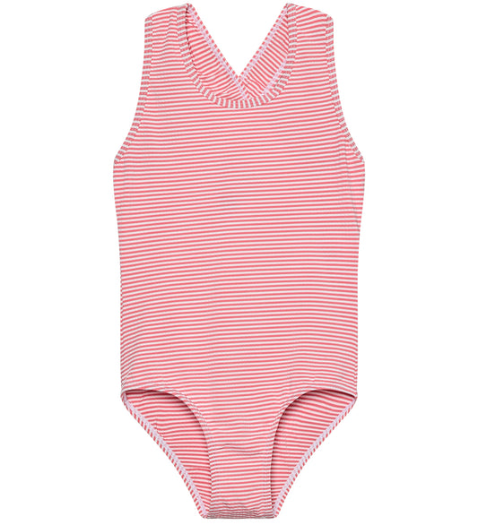 Color Kids - One-Piece Swimsuit Pink Stripes - 6Y