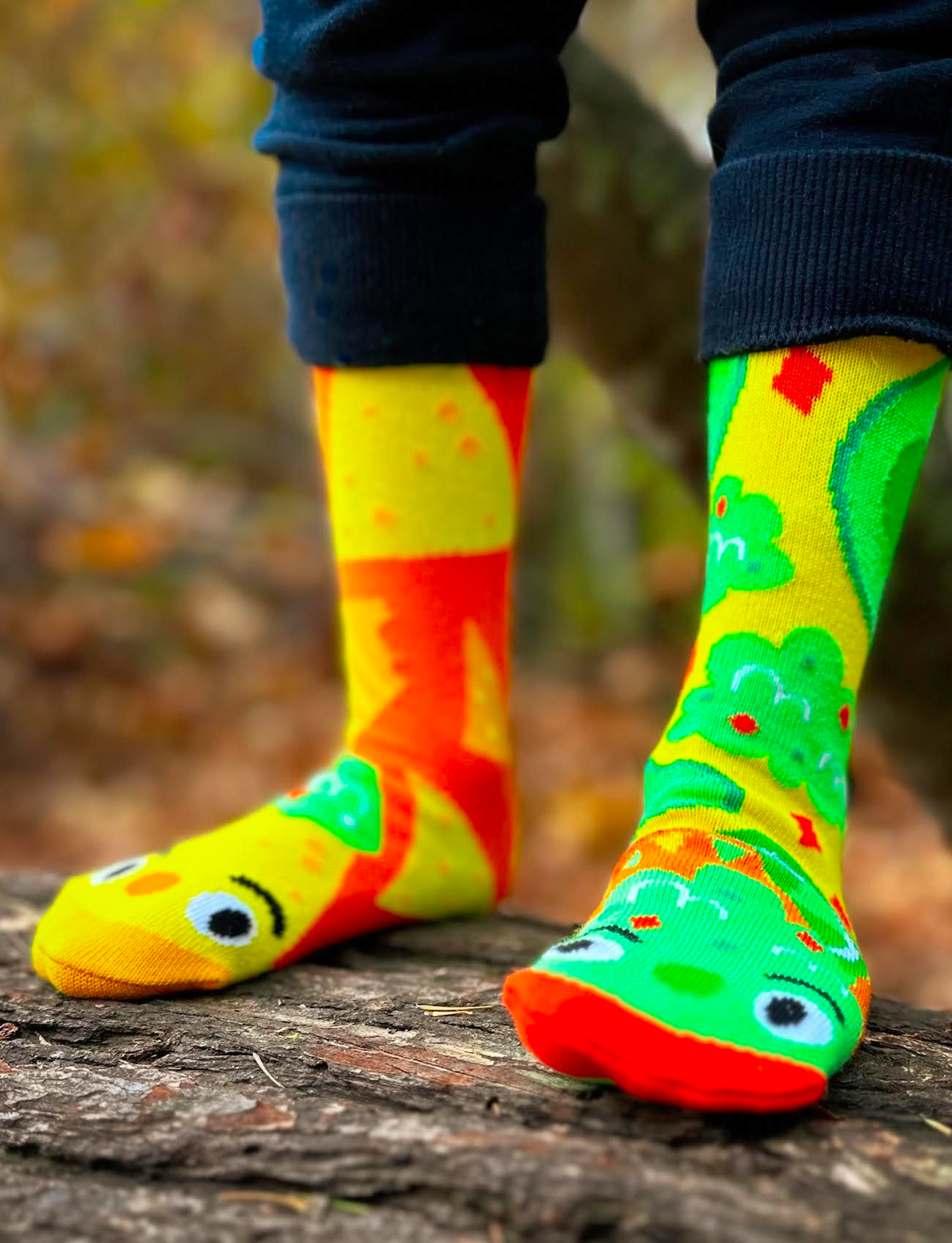 Pals Socks - Chips & Guac Mismatched Non-Slip Kids Socks