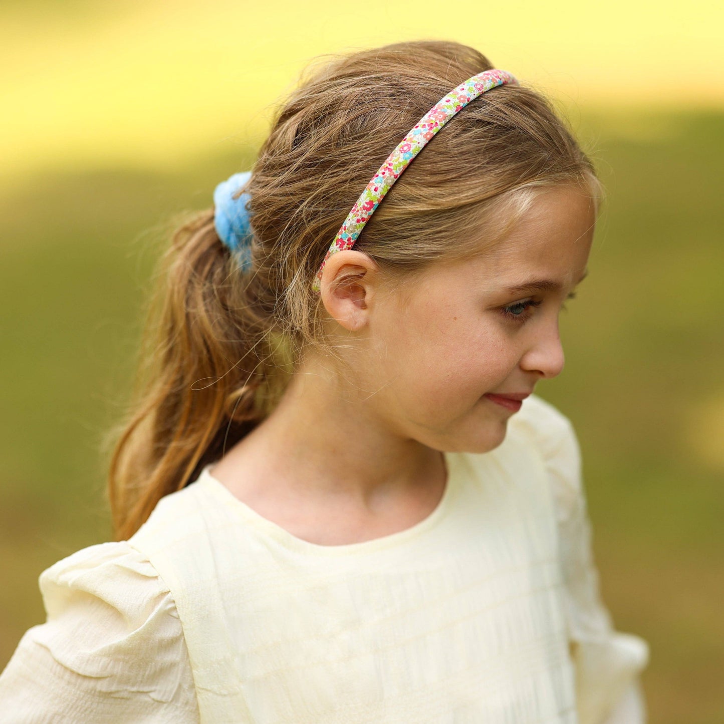 Frog Sac - Thin Floral Headband - Non Slip Hair Accessories for Kids