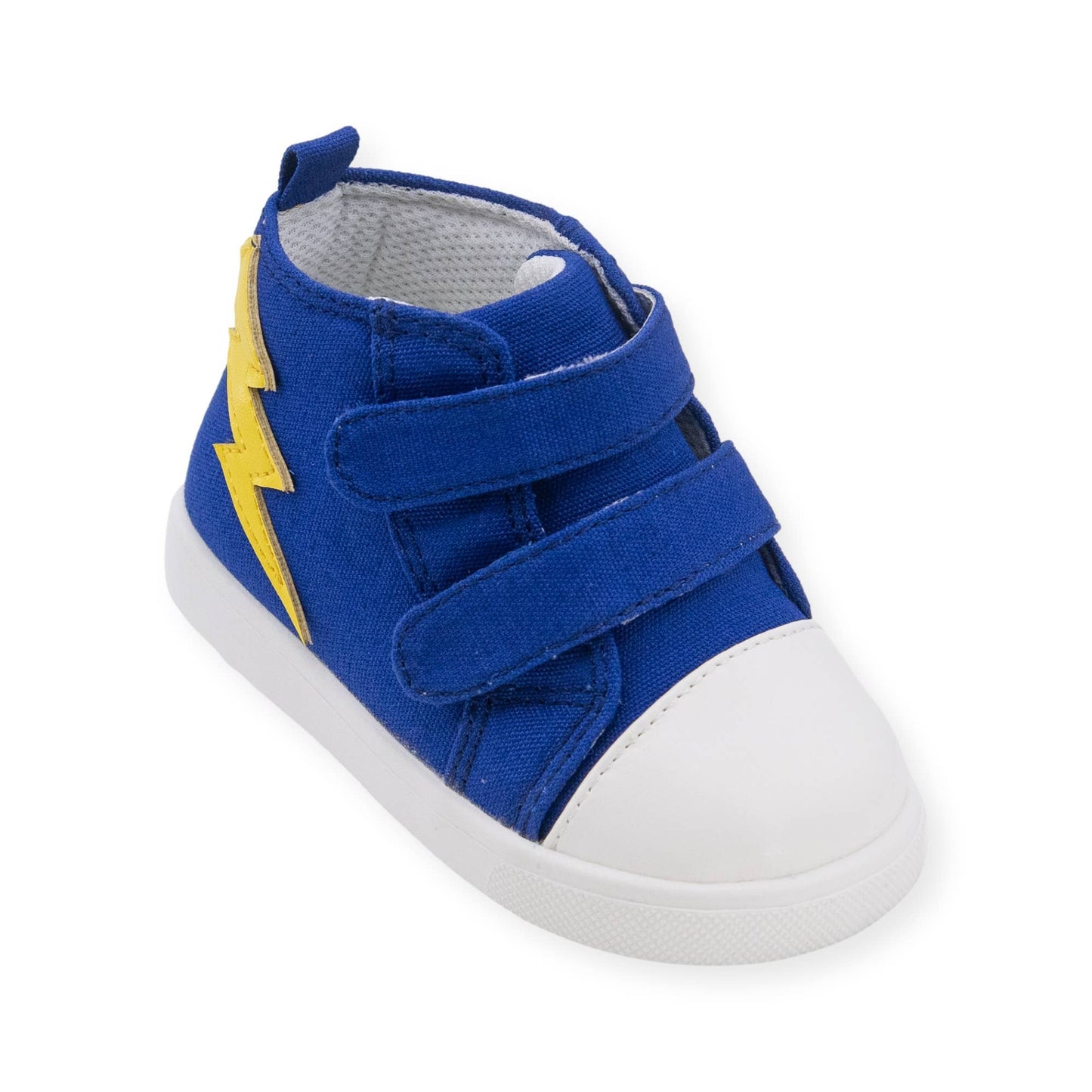 Wee Squeak Flash Blue Lightning Bolt Tennis Shoes