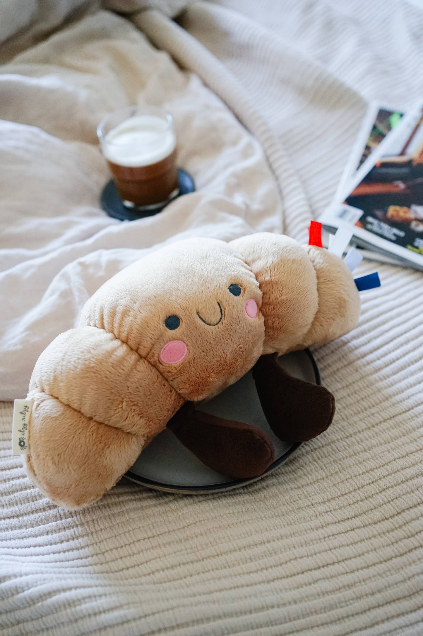 Itzy Ritzy - Sweetie Snuggles Plush: Croissant