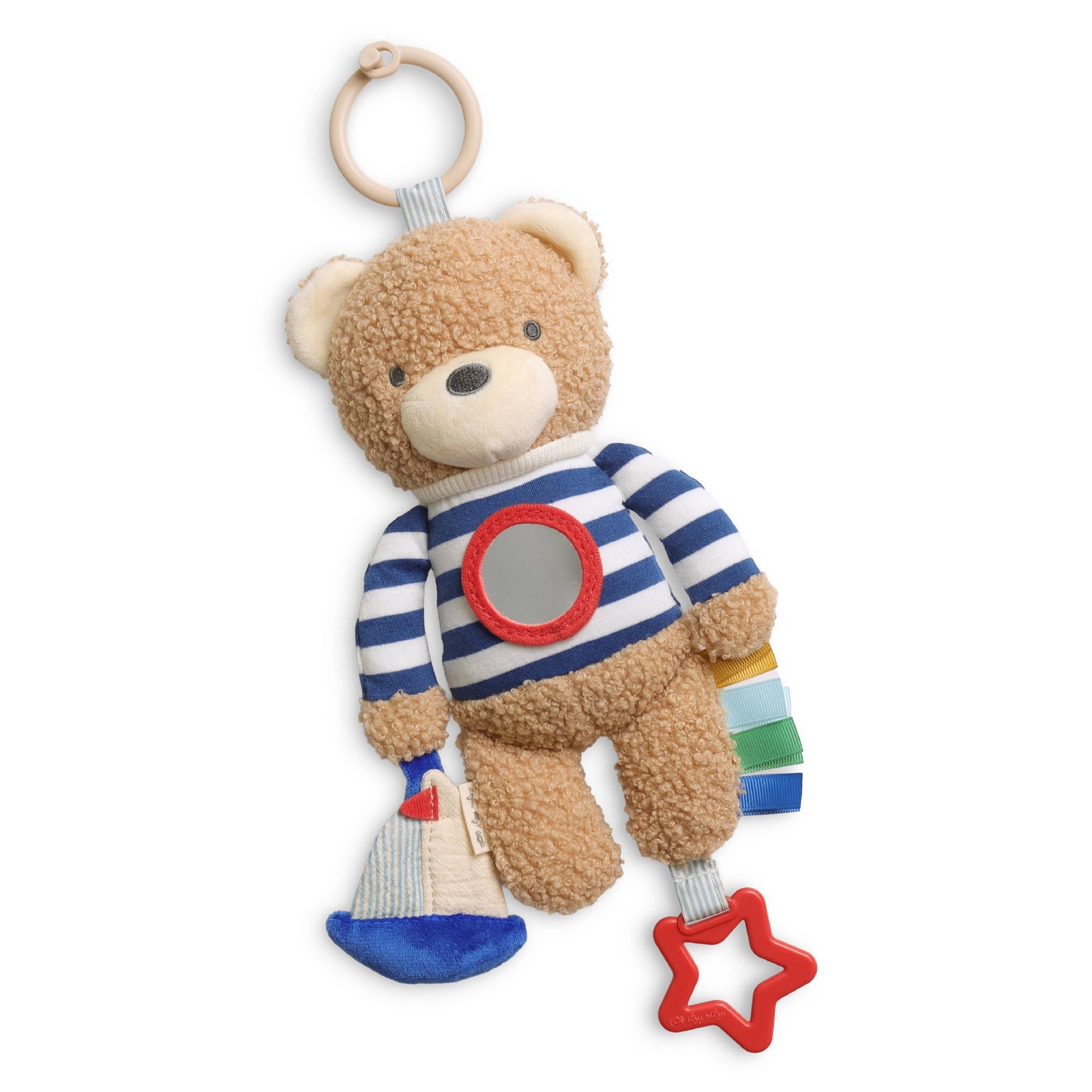 Itzy Ritzy - Bitzy Traveler Plush Sensory Baby Toy