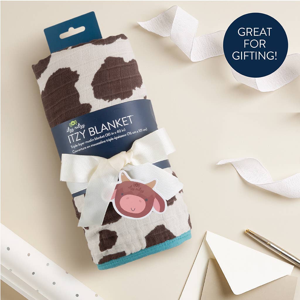 Itzy Ritzy - Itzy Cotton Muslin Blanket