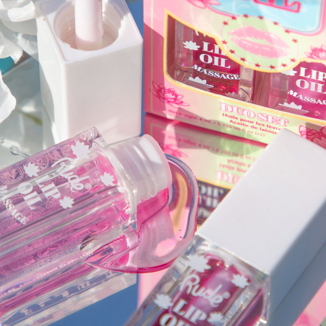 Rude Cosmetics - Lip Oil Massage Duo