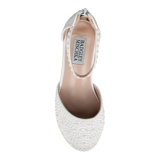 Badgley Mischka Kids’ Alessia White