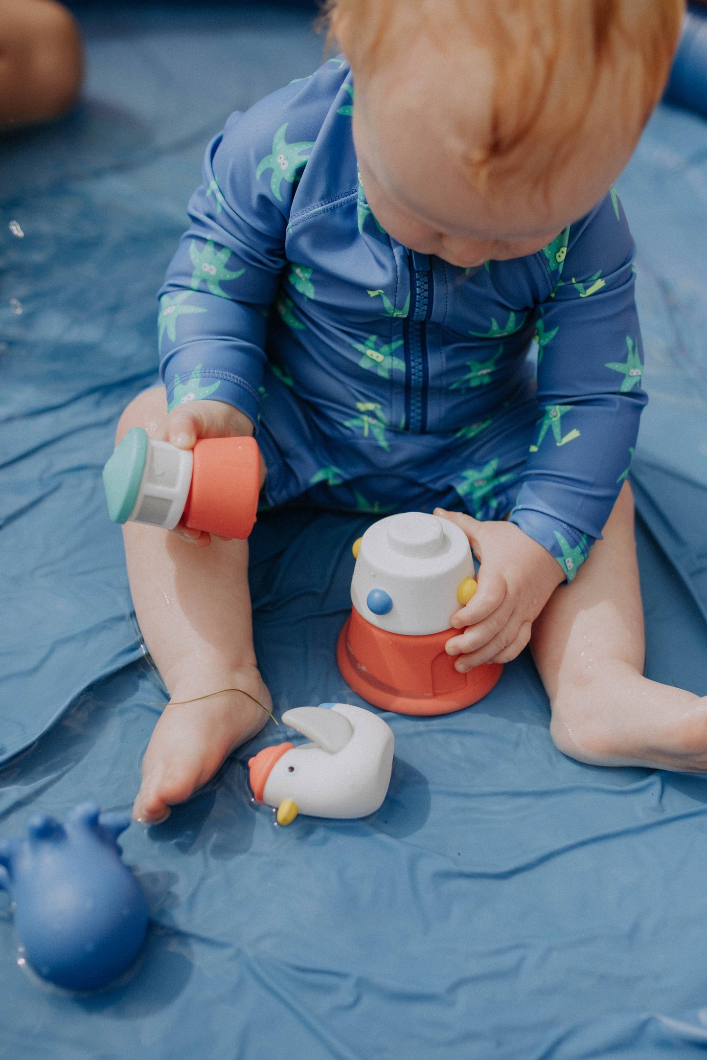 Itzy Ritzy - Itzy Stack & Squirt Bath + Water Toy Set