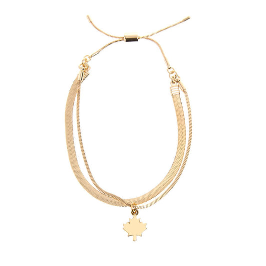 Foxy Originals - Maple Leaf Adjustable Bracelet | Made in Canada