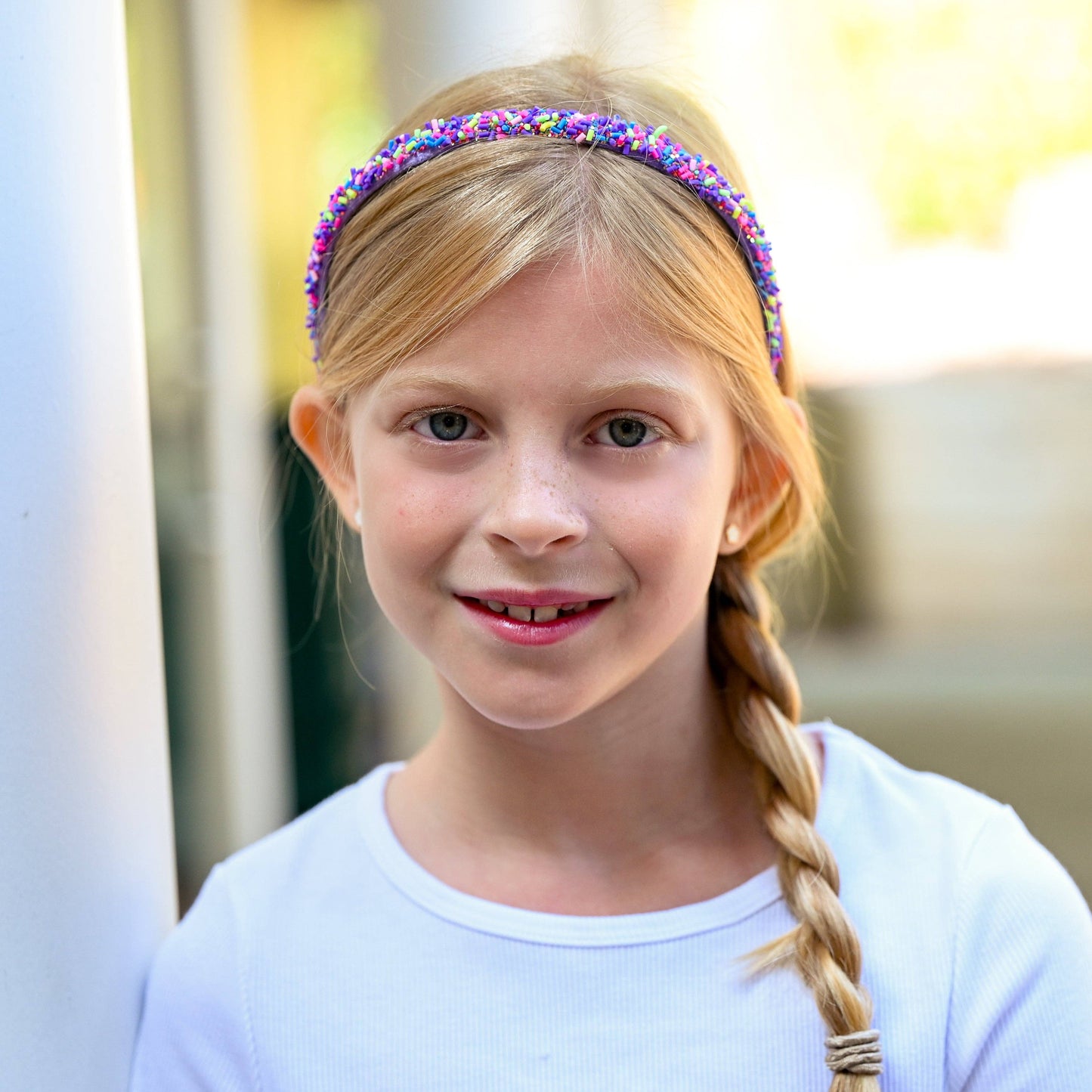 Frog Sac - Thin Sprinkle Headband - Non Slip Hair Accessories for Kids