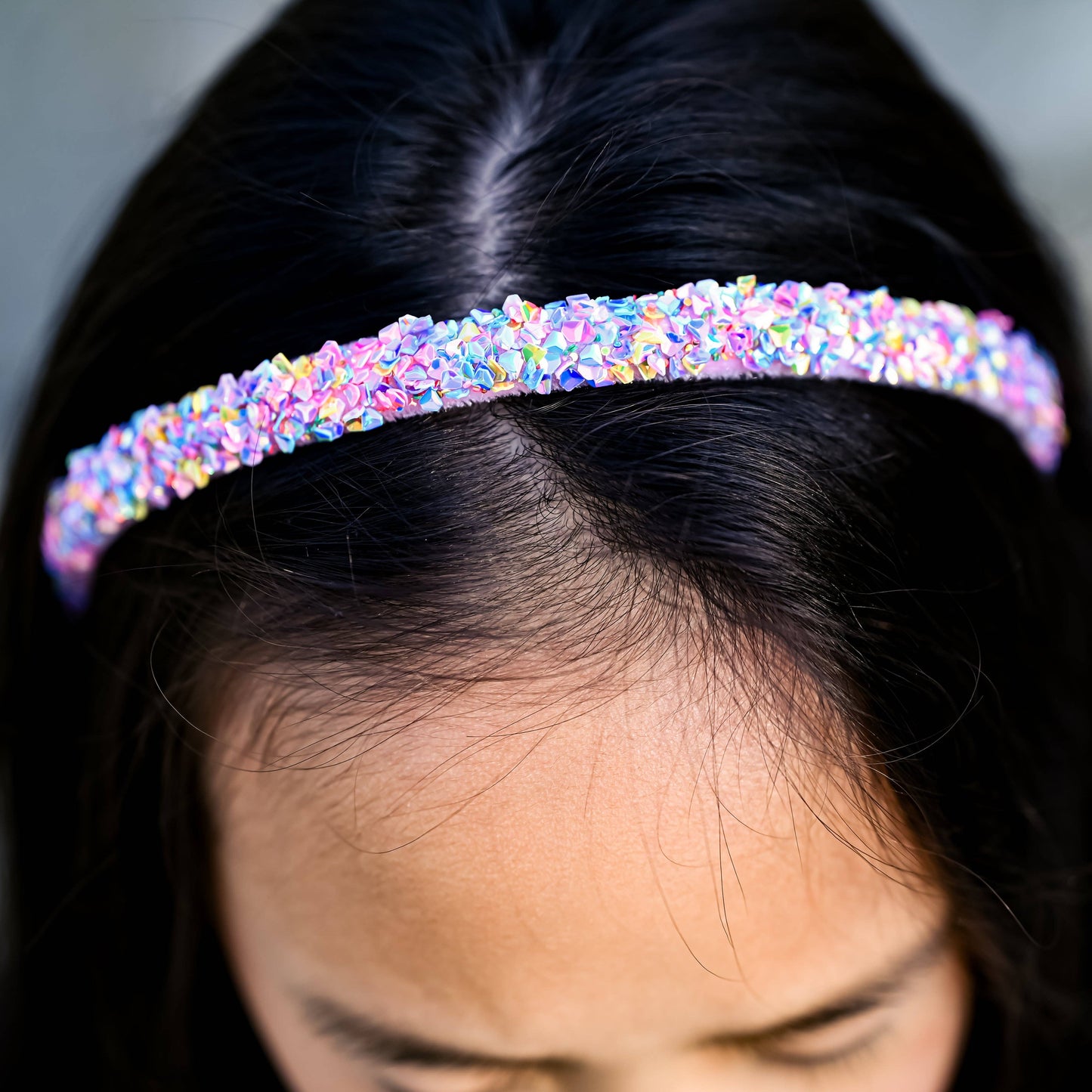 Frog Sac - Thin Sequin Headband - Non Slip Hair Accessories for Kids