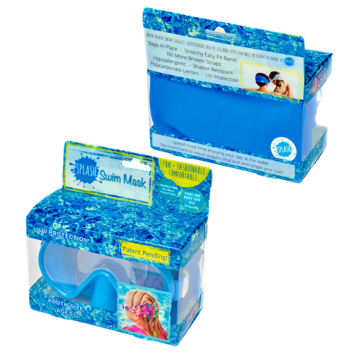 Splash Place Swim Goggles - Youth Mask