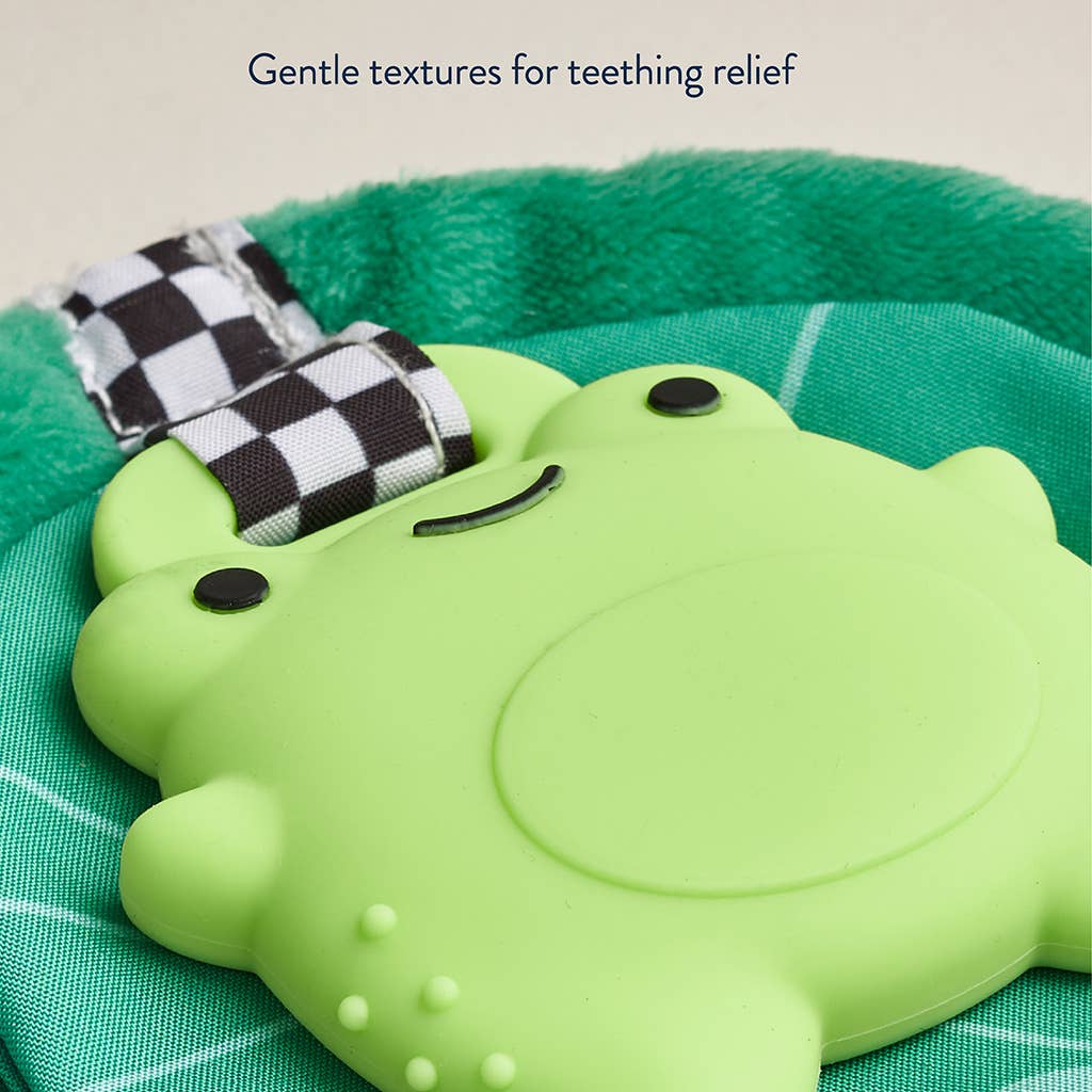Itzy Ritzy - Sweetie Crinkle: Frog Silicon Teether