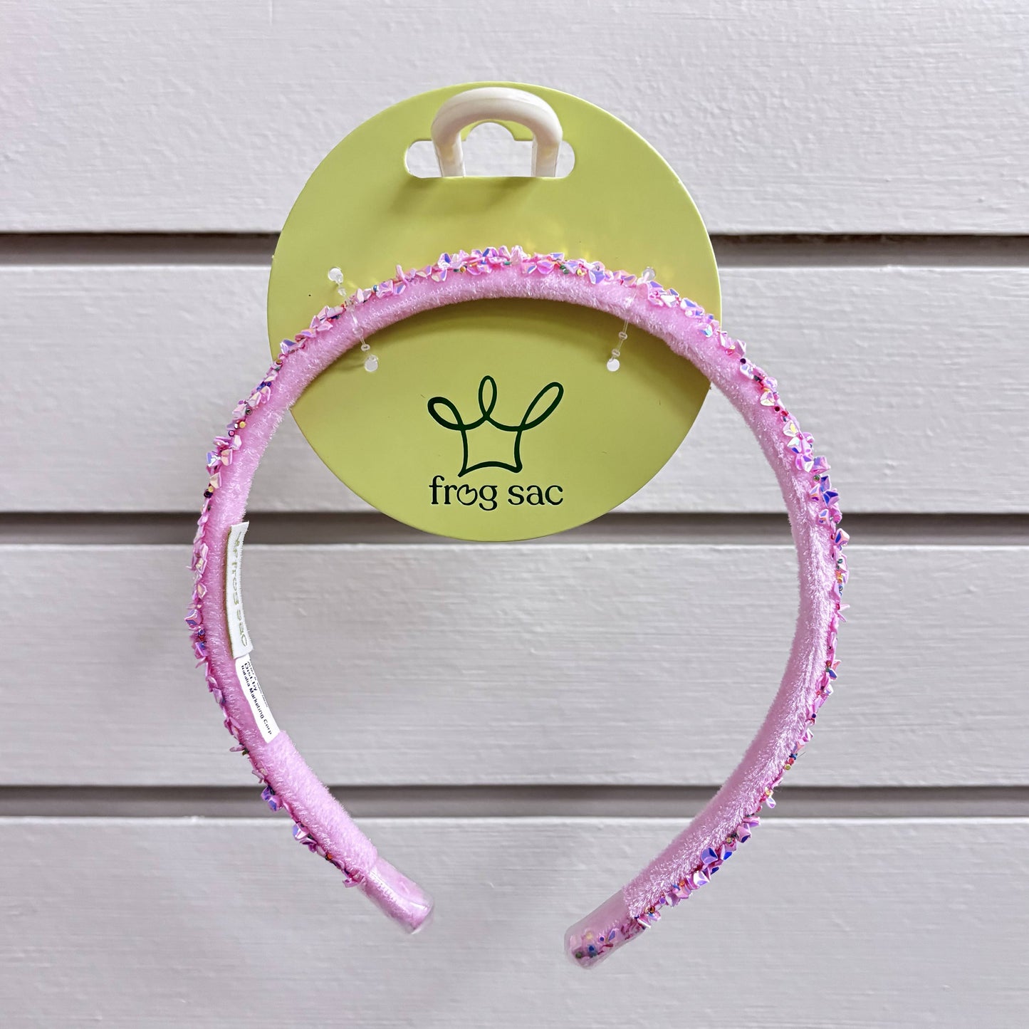 Frog Sac - Thin Sequin Headband - Non Slip Hair Accessories for Kids