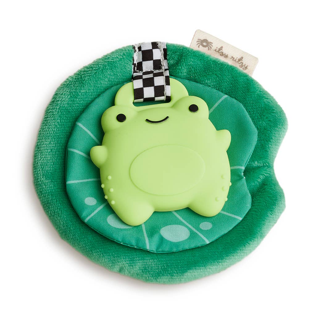 Itzy Ritzy - Sweetie Crinkle: Frog Silicon Teether