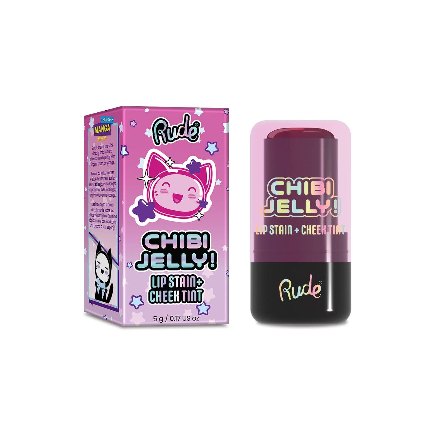 Rude Cosmetics - Chibi Manga - Chibi Jelly! Lip Stain and Cheek Tint