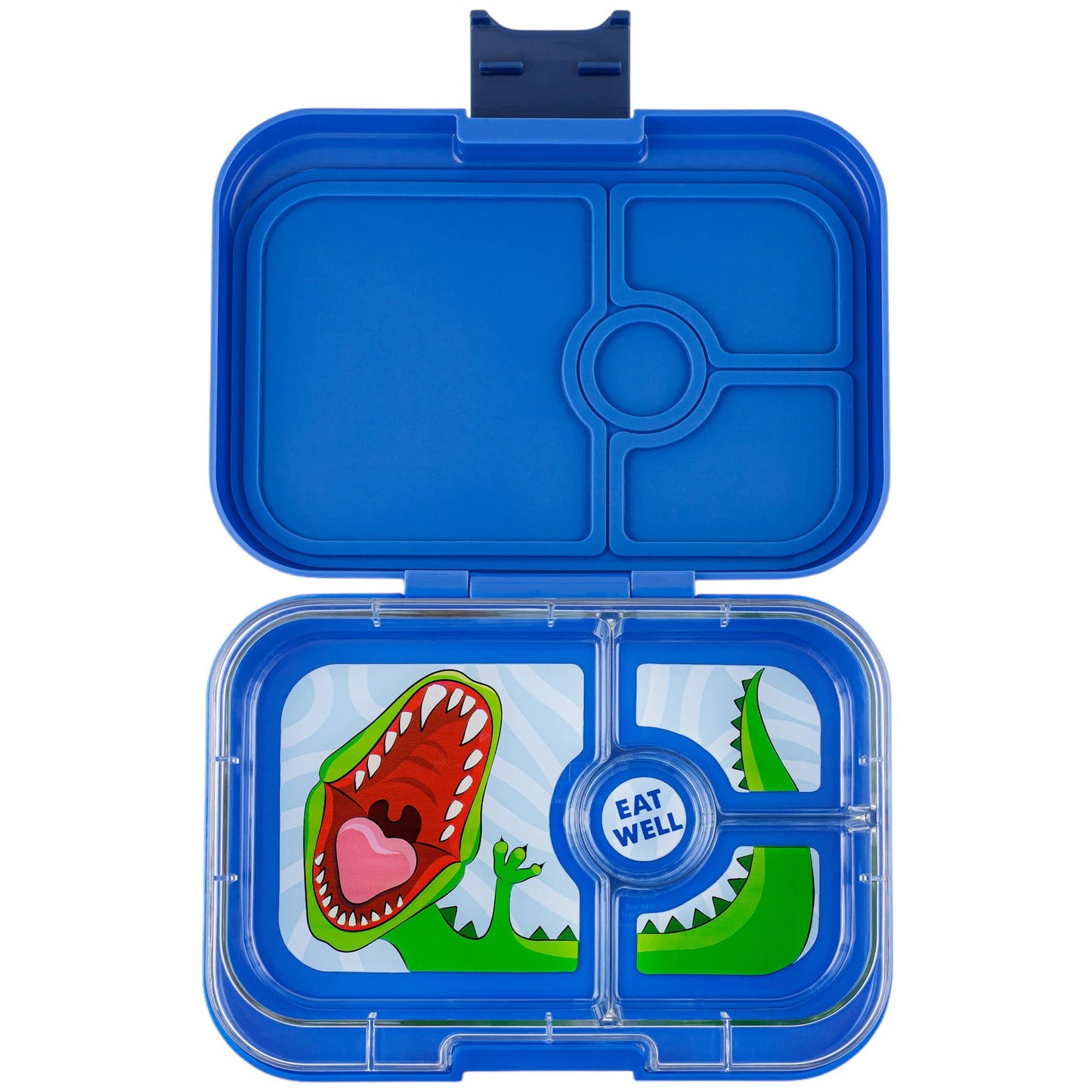 blue lunch box opened 2