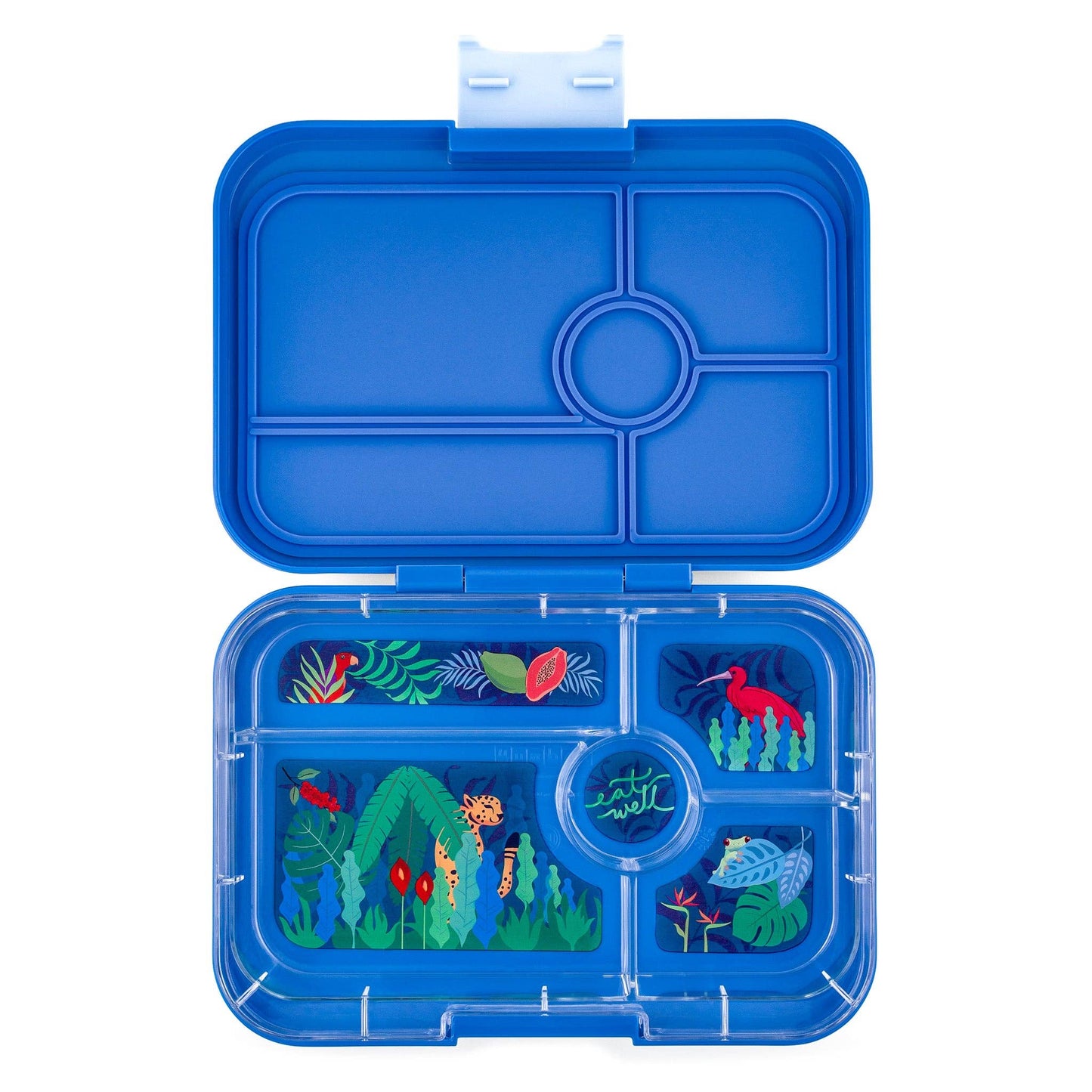 blue lunch box opened 3