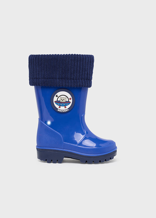 blue rain boots 3