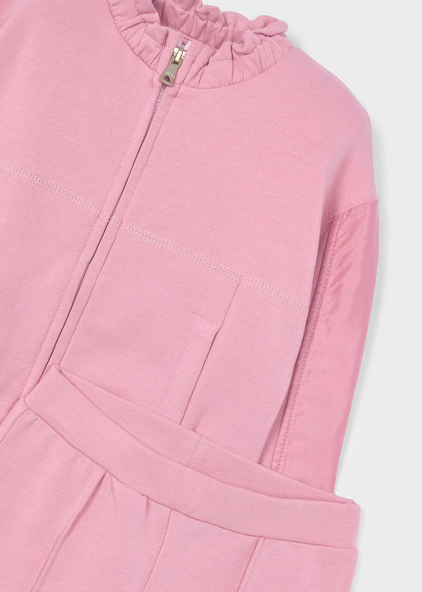 Mayoral Girls Contrast Tracksuit Set Pink