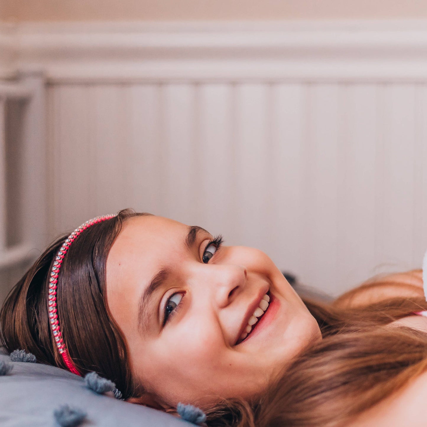 Frog Sac - Thin Rhinestone Headbands for Kids Girls