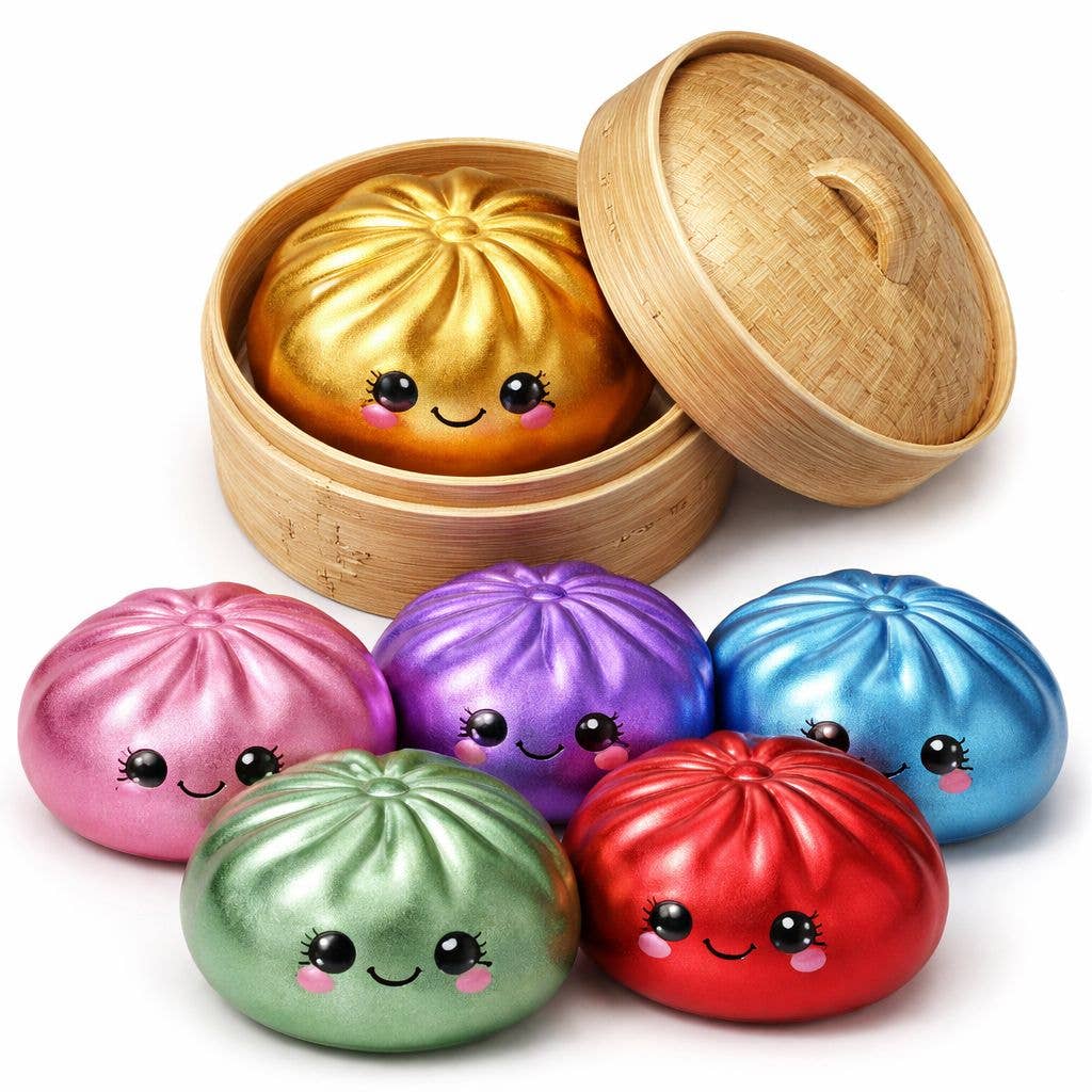 Handee Products (HPC) - *PREORDER*  4" Mystery Squishy Dumpling - Metallic Colors