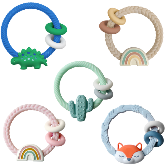 Itzy Ritzy - Ritzy Rattle Silicone Teether Rattle