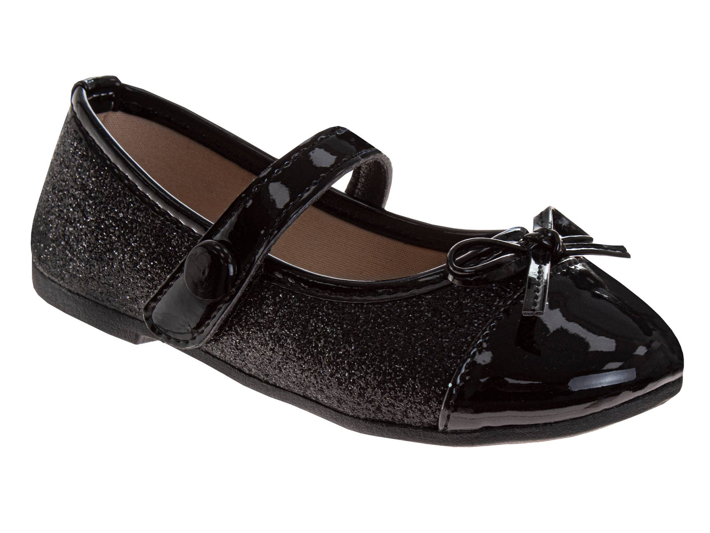 Josmo Shoes Inc - Kensie Girl Big Kid Glitter Patent Ballerina Flats 5 - 10