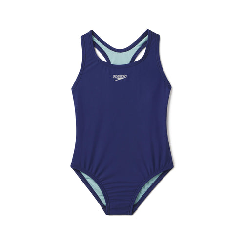 Speedo - Solid Racerback One Piece - Blue Print