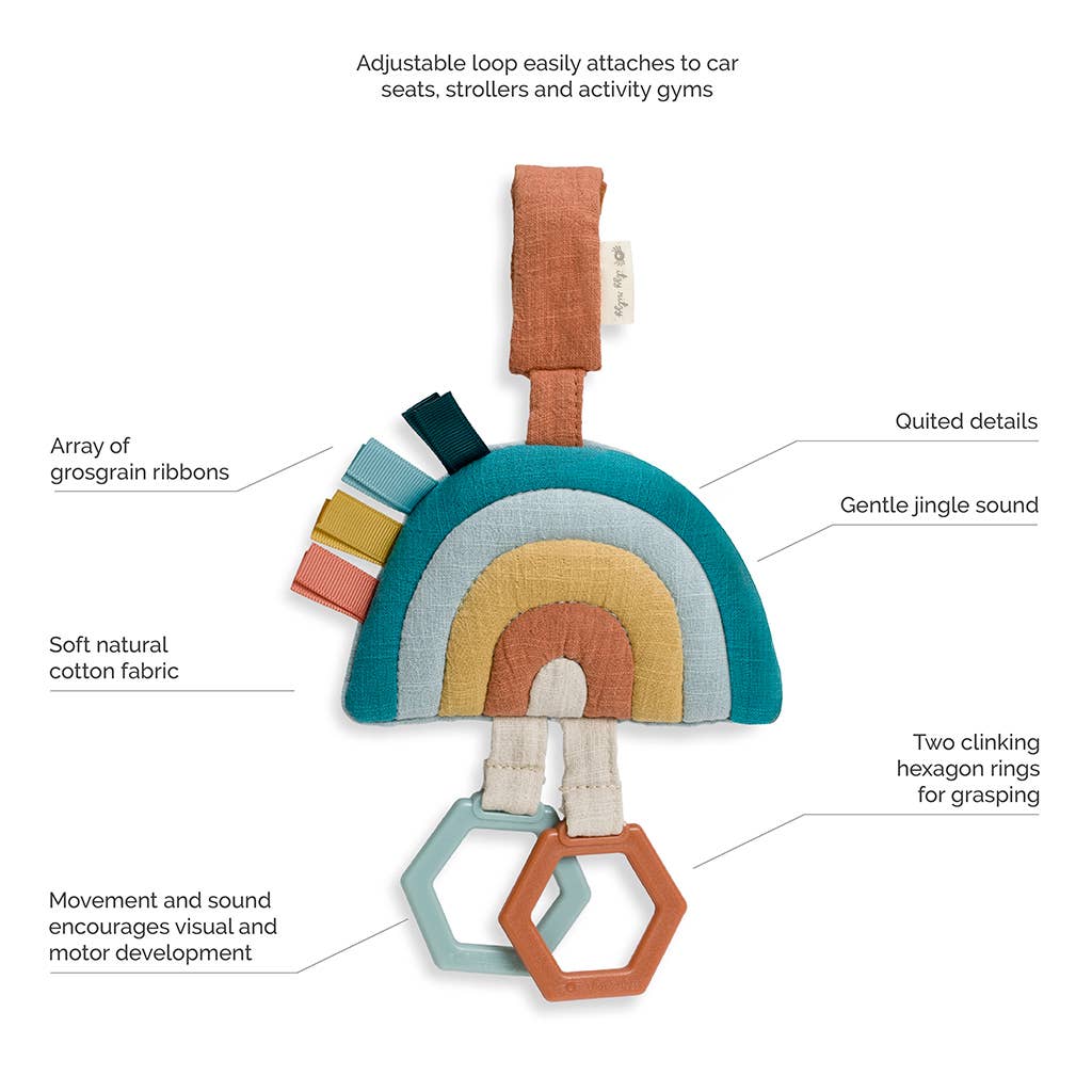 Itzy Ritzy - Bitzy Bespoke Ritzy Jingle Attachable Travel Toy: Cloud
