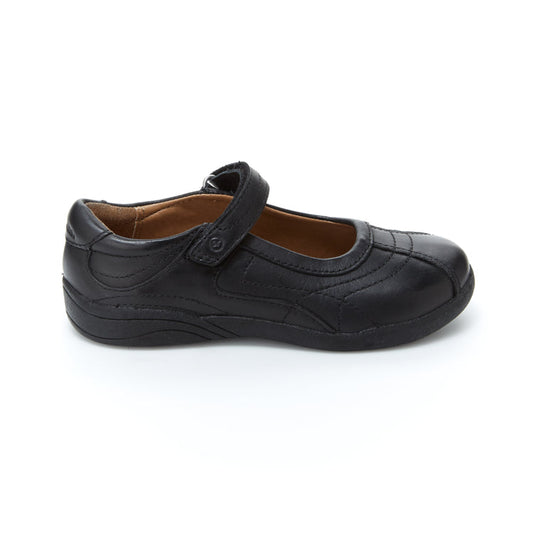 Stride Rite Medium Width Claire Black Uniform Shoes Little Kids