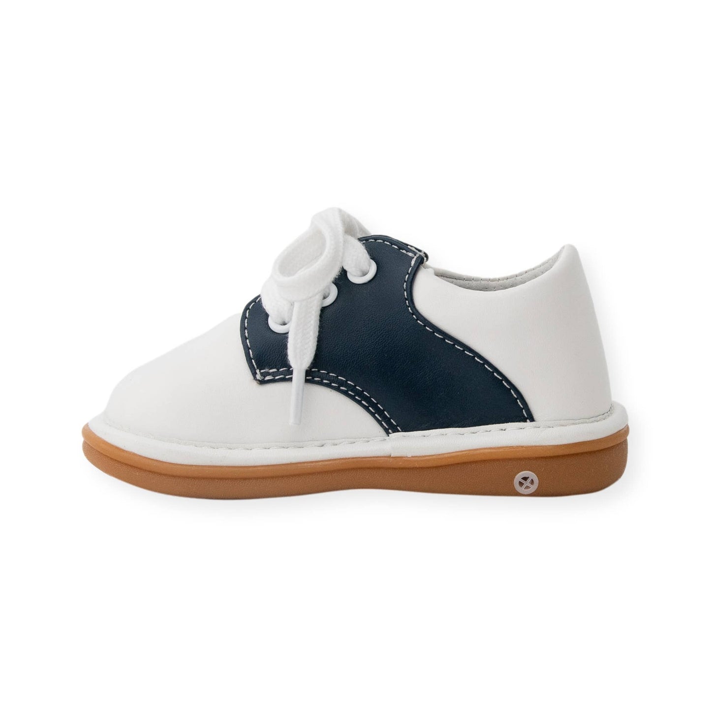 Wee Squeak Rory Navy Saddle Oxford Shoes