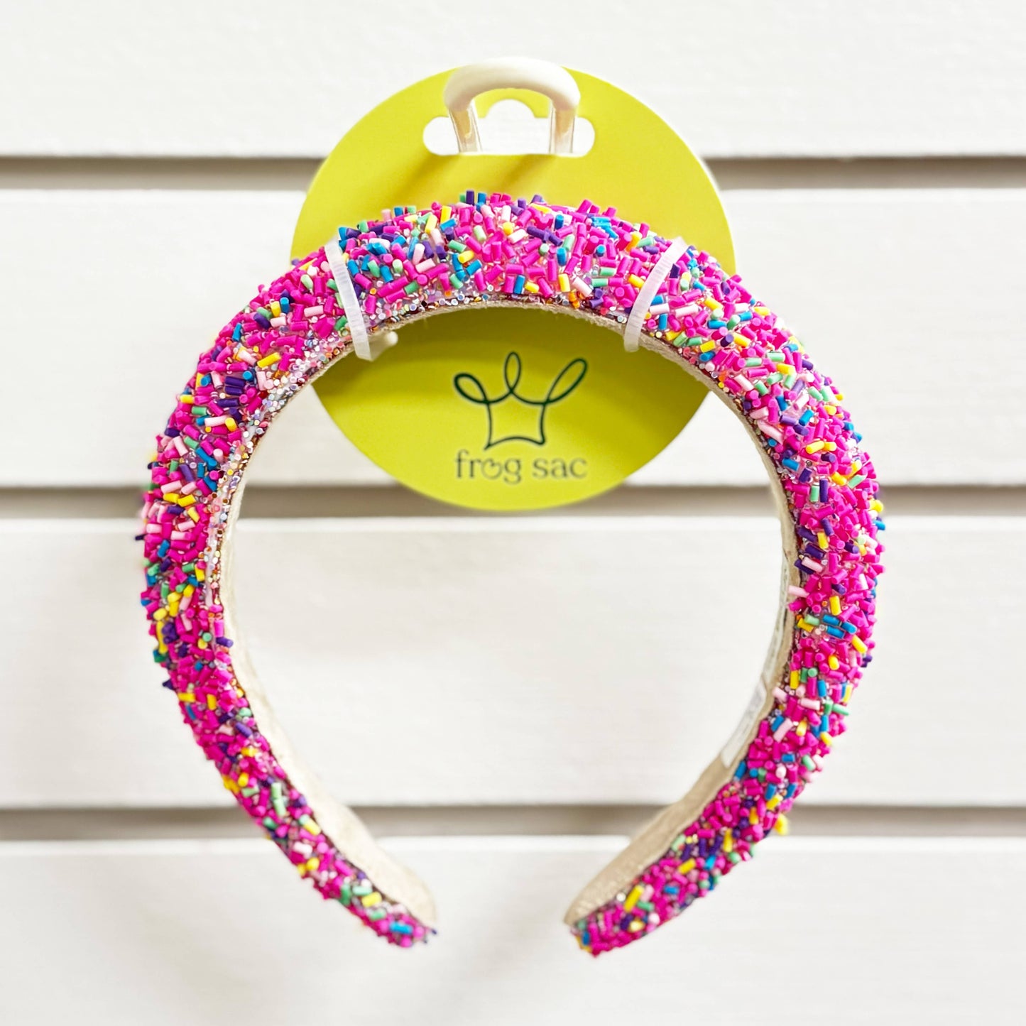 Frog Sac - Padded Sprinkles Headband - Confetti Hair Band