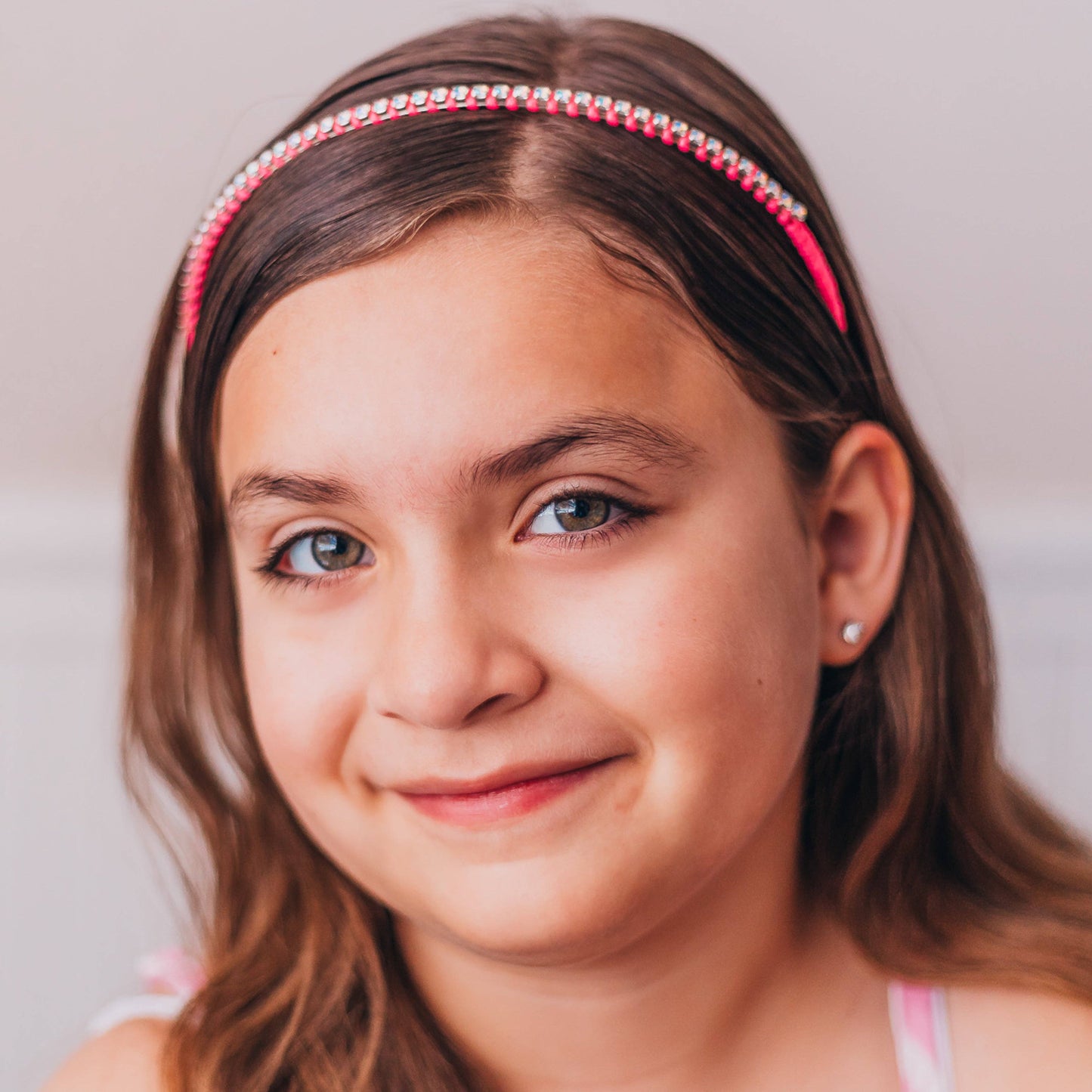 Frog Sac - Thin Rhinestone Headbands for Kids Girls