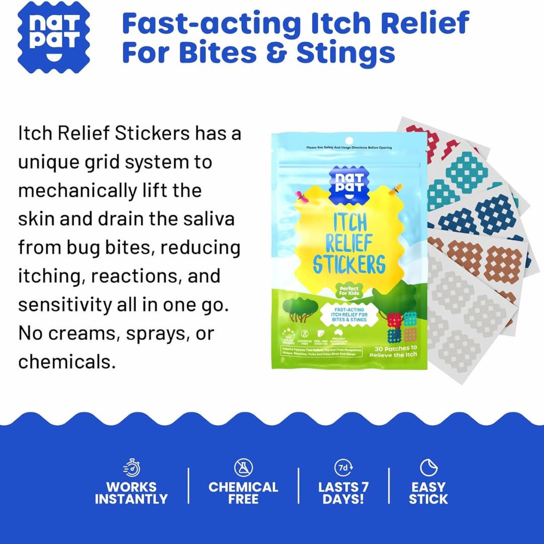 NatPat Mosquito and Itch Relief Patches