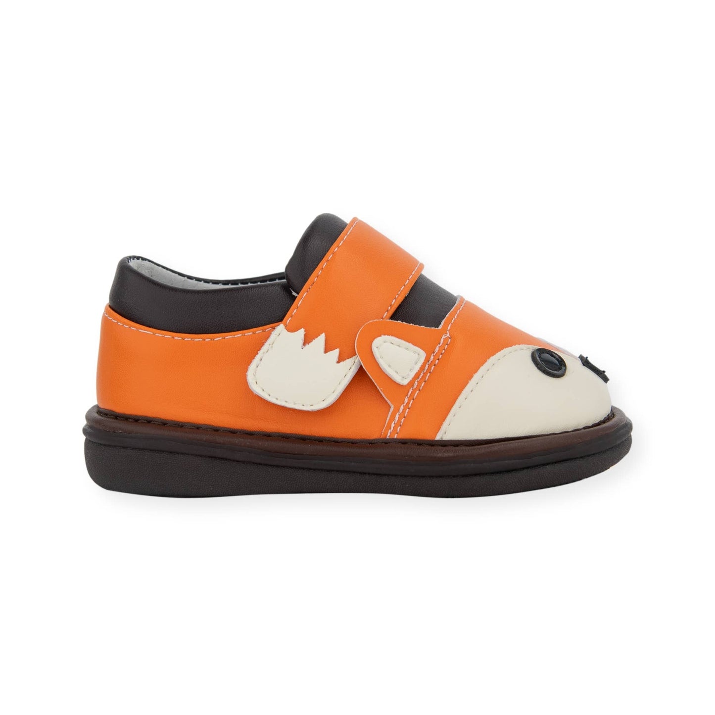 Wee Squeak Fox Orange Shoes with Adjustable Tail Strap