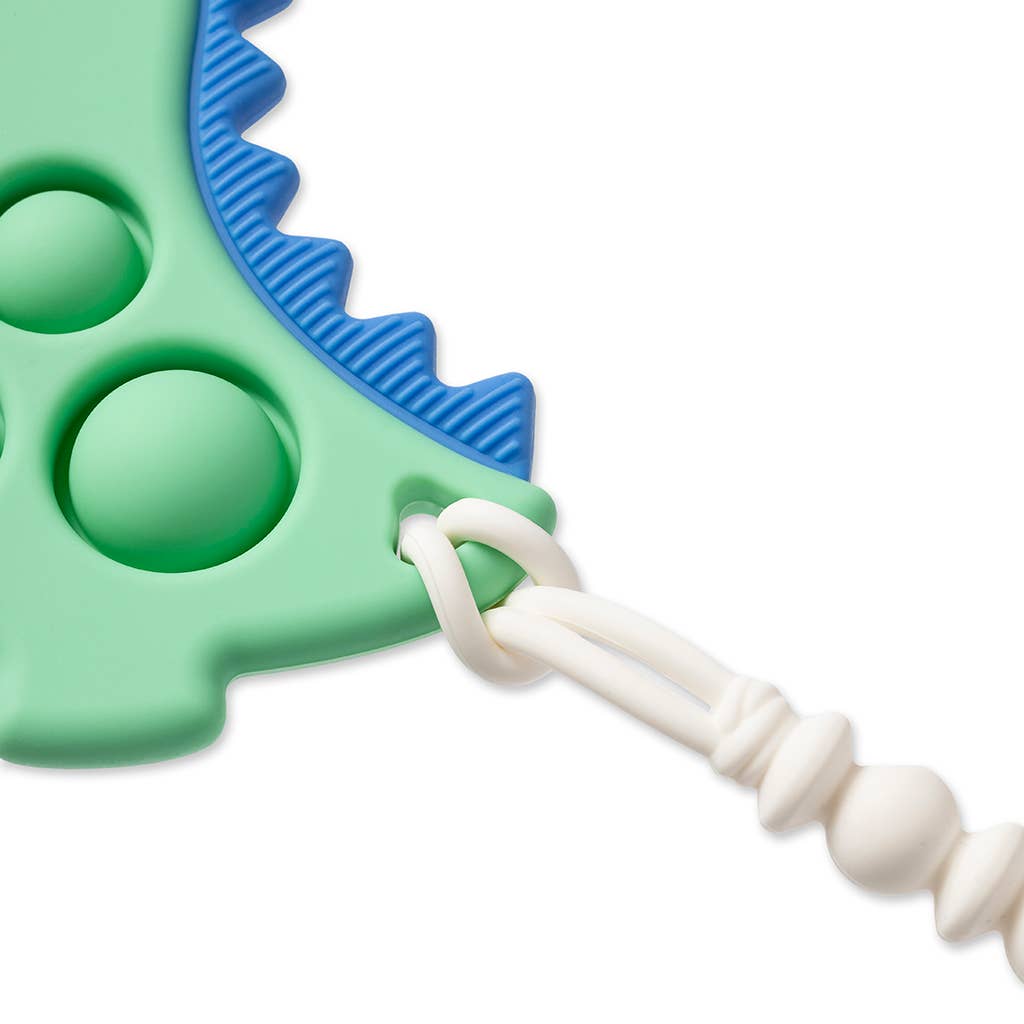 Itzy Ritzy - Itzy Pop Sensory Popper Toy: Green Dino