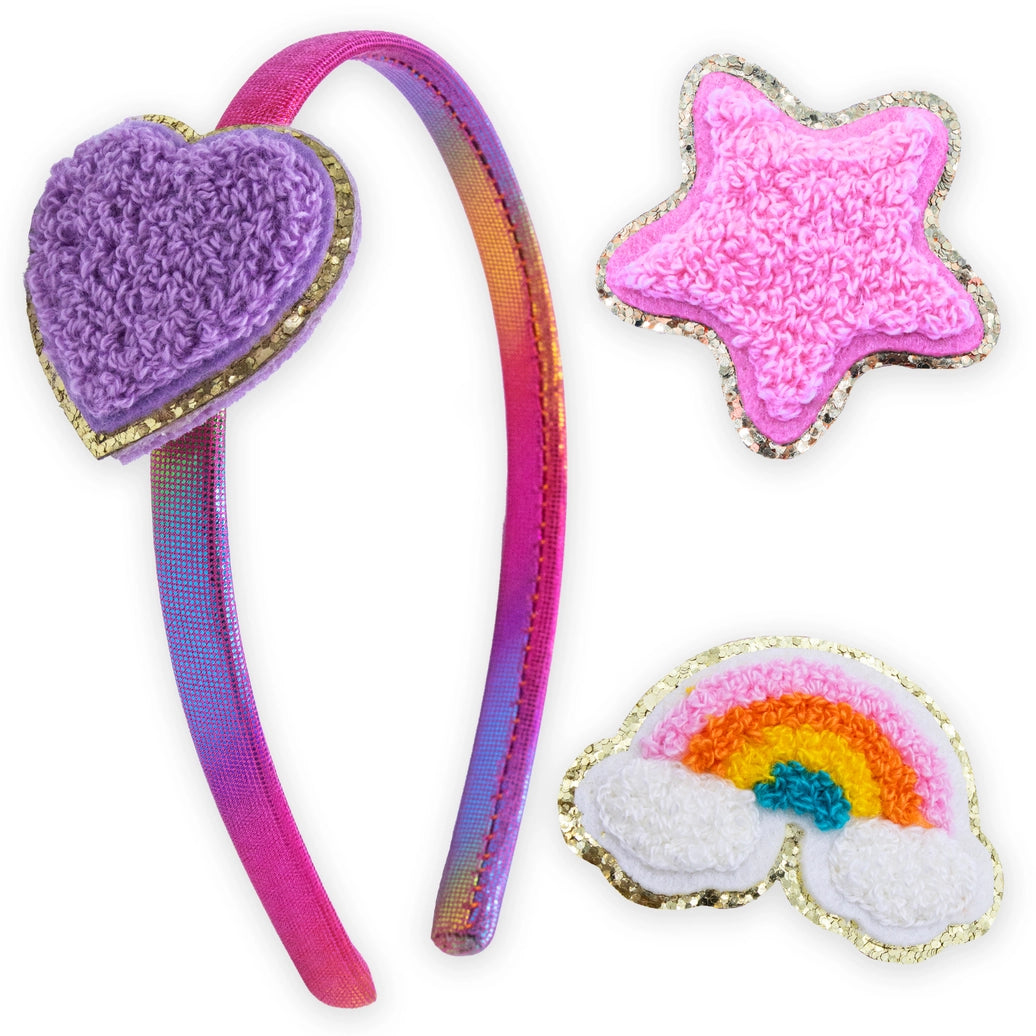 Frog Sac - Interchangeable Charm Headband & Hair Clips