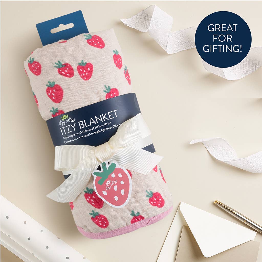 Itzy Ritzy - Itzy Cotton Muslin Blanket