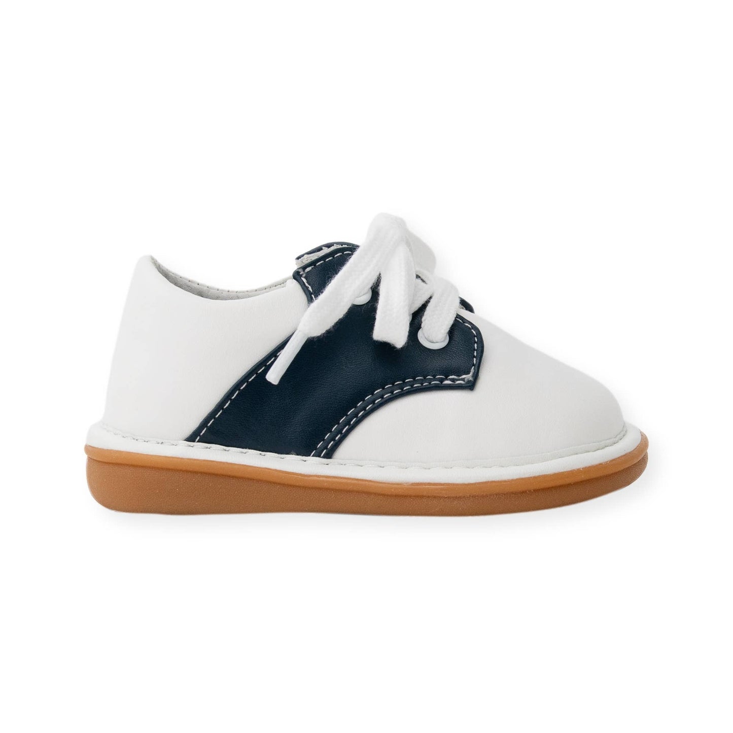 Wee Squeak Rory Navy Saddle Oxford Shoes