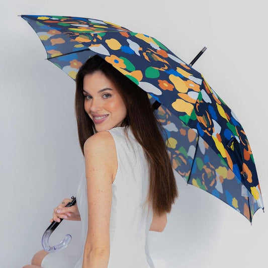 SMATI - Large Camellias Umbrella - Recycled PET