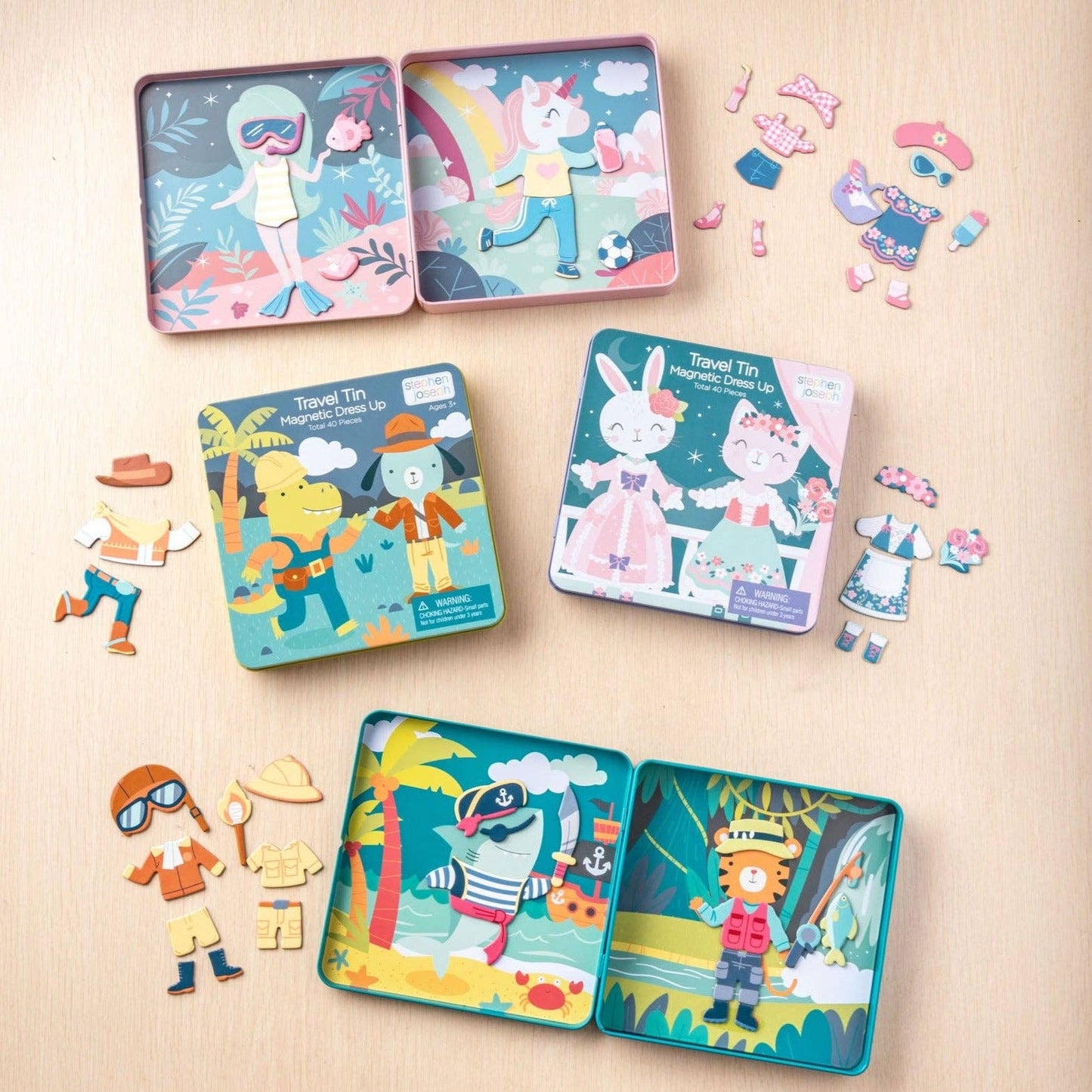 Stephen Joseph Travel Tin Magnetic Dress Up