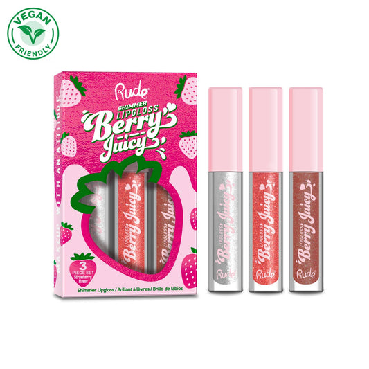 Rude Cosmetics - Berry Juicy Lip Gloss Set - Shimmer