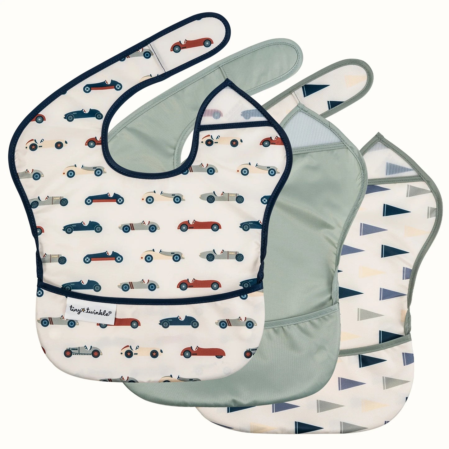 Tiny Twinkle - Mess-Proof Easy Bib 3 Pack