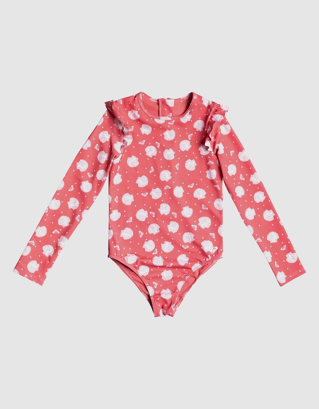 Roxy - Desert Rose Shella - Long Sleeve  - 5Y - UPF 50 Onsie