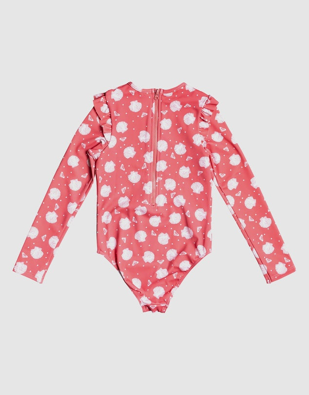 Roxy - Desert Rose Shella - Long Sleeve  - 5Y - UPF 50 Onsie