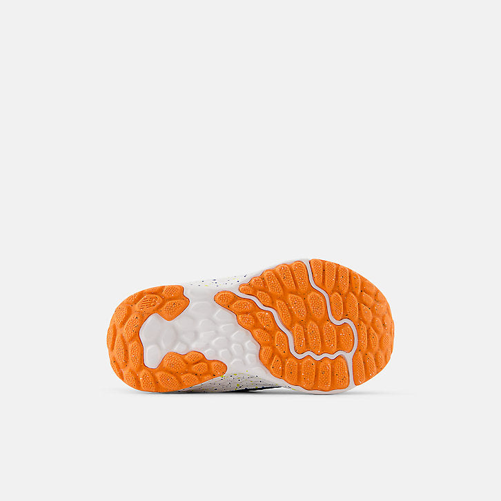 New Balance Fresh Foam Arishi v4 Running Shoes – Bungee Lace with Top Strap - Toddler - Black With Blaze Orange