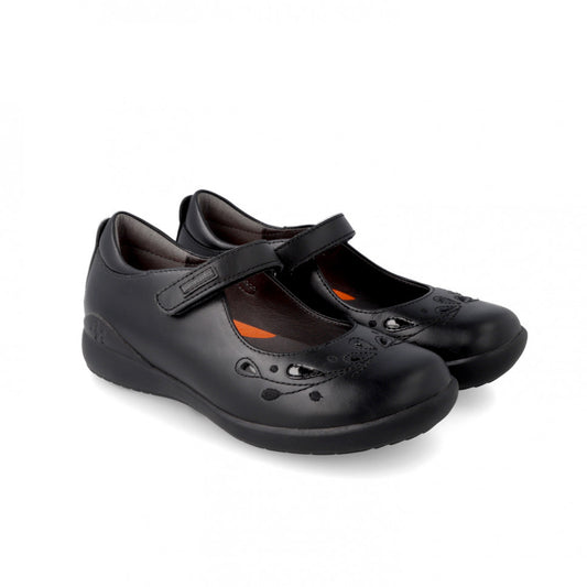 Biomecanics Girls Black Uniform Shoes - 221280
