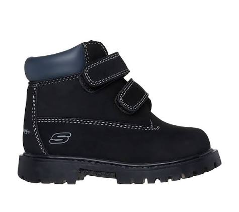 Skechers Power Reach Lil' Lumberer Toddler Boot Black