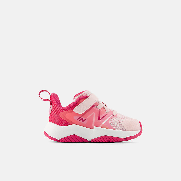 New Balance - Rave Run v2 Bungee Lace with Top Strap - Toddler - Rose Sugar