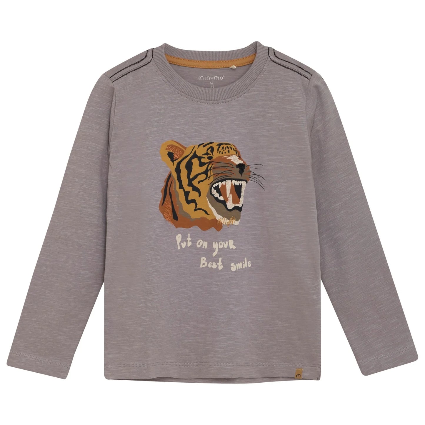 Minymo - Long Sleeve Wild Animal T-shirt - 5 years
